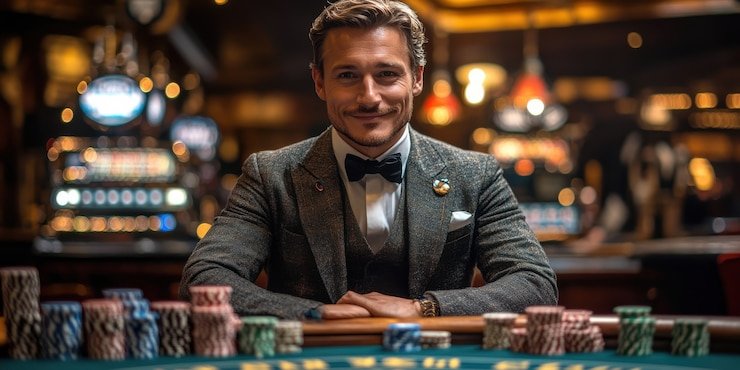 Live dealer Andar Bahar table on kaveh with two-hand card layout